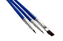 Набор кистей для рисования картин по номерам, 3 штук