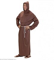 Костюм Монаха коричневый 3106A (туника с капюшоном, пояс), полиэстер, размер XL