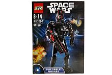 Конструктор KSZ SPACE WARS Элитный пилот истребителя TIE 323-1, высота 24 см, 94+ детали
