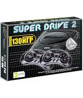 Игровая Приставка 16 Bit Super Drive 2 Classic 130 игр Black