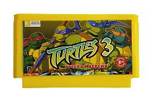 Картридж 8bit TURTLES 3 "Черепашки-ниндзя 3" (русская версия)