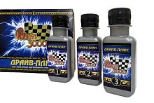 Присадка в масло для двигателя до 2,5 литров ДРАЙВ-ПЛЮС Реагент 3000, 3 бутылки х 50 мл /30