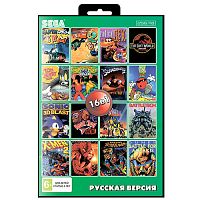 Картридж 16bit 16в1 №3 BS-16002 Earthworm Jim 1,2/ X-MEN 1,2/ Rock'n Roll/ Jurassic Park 3... 256MB