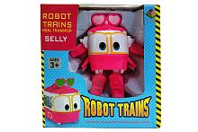 Трансформер Robot Trans Робот-поезд Селли (розовый). пластик