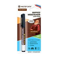 Маркер мебельный спиртовой Мастер сити ДР 417 ОРЕХ СВЕТЛЫЙ, 3 мл (блистер)