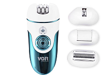 Эпилятор женский VGR Navigator модель V-700 с 3-мя сменными насадками 4 в 1