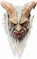 Маска Люцифер, бежевый латекс, искусственный волос, размер взрослый