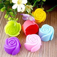 Формы силиконовые для выпечки "Розочки" Vetta, 12 шт/уп