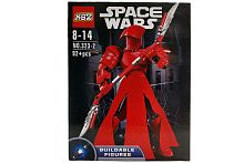 Конструктор KSZ SPACE WARS Элитный преторианский страж 323-2, высота 25 см, 92 детали