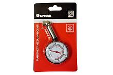 Манометр механический 3,5 атмосфер, хром, на блистере