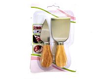 Набор ножей для сыра, 2 предмета (листок+лопатка), 12 см