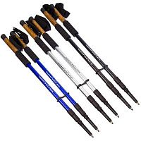 Палки для скандинавской ходьбы "Пробковые ручки" SILA PRO 65-135 см, 2 штуки