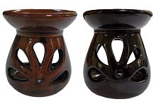 Аромалампа керамическая, 2 цвета, размер 6,5 х 6,5 х 7 см