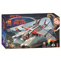 Конструктор BELA Heroic Pilot "Капитан Марвел и атака скруллов" 11235, 323 детели