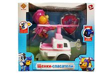 Щенячий патруль Щенки-спасатели + Машина СКАЙ, пластик, свет, звук 