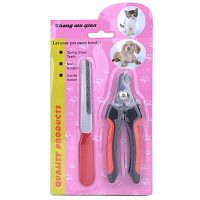 Набор Боковой когтерез и Пилка - для ухода за когтями животных