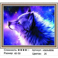 Алмазная мозаика Painting Diamond HWA4896, холст на подрамнике, круглые стразы, 40x50 см 