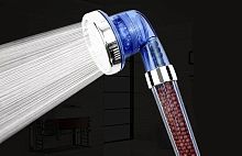 Лейка для душа GINETARR 3 режима, Ø 80 мм, насадка с массажным эффектом и гранулами-фильтром