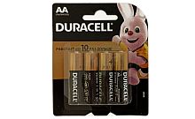 Батарейки DURACELL АА LR6 (2A/4B), 4 штуки на блистере