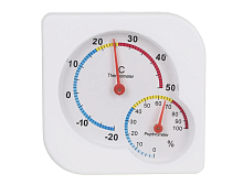 Термометр гигрометр мини квадрат Vetta, размер 7,5*7,5 см на блистере