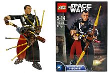 Конструктор KSZ SPACE WARS Чиррут Имве 618, высота 23,5 см, 87 деталей
