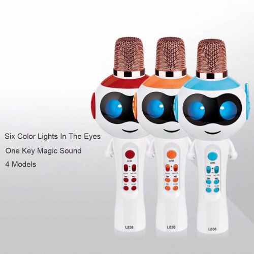 Микрофон караоке светящийся L838 фото 4