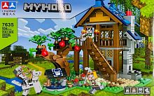 Конструктор CB My World 7635 "Дом кузнеца", 504 деталей, тематика Minecraft