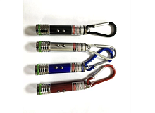 Лазер-брелок фонарик 2в1 KK-4 Ø 1,2*7 см с карабином