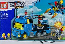 Конструктор LB CITY POLICE "Полицейская машина" LB4102, 401 деталь