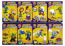 Конструктор CX Plants VS Zombies Зомби против растений минифигурки 2в1 8333, 20-22 деталей