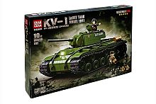 Конструктор QUAN GUAN KV-1 HEAVY TANK Тяжелый танк КВ-1 100253, 1192 детали