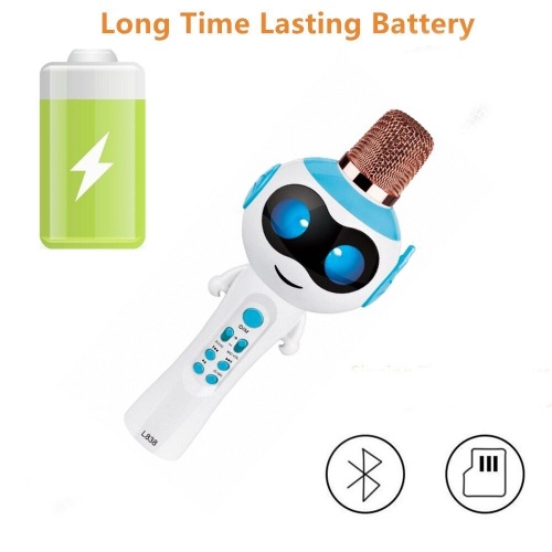 Микрофон караоке светящийся L838 фото 2