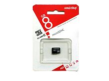 Карта памяти Smartbuy MicroSDHC, 8 Gb, Class 4, без адаптера